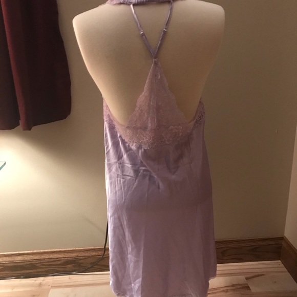 Gorgeous Lilac Silk and Lace Chemise - Picture 5 of 5